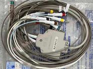 Cáp điện tâm đồ BJ-901D Nihon Kohden EKG 10 dây dẫn 15 chân Kim Đầu nối tiêu chuẩn Châu Âu