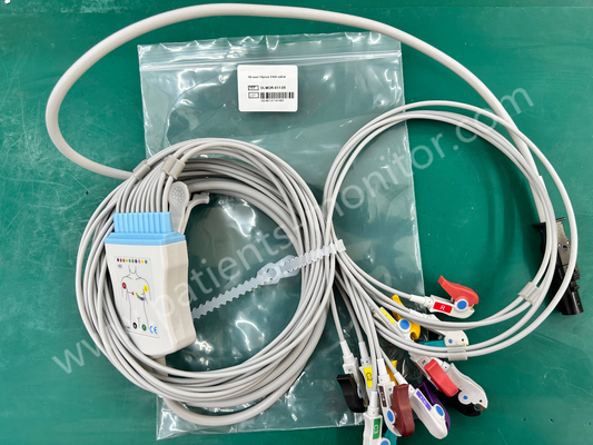 Mortara Q-Stress 60-00186-01 IEC 10 chì 12 pin EKG ECG Cáp DLMOR-011-05 tương thích mới